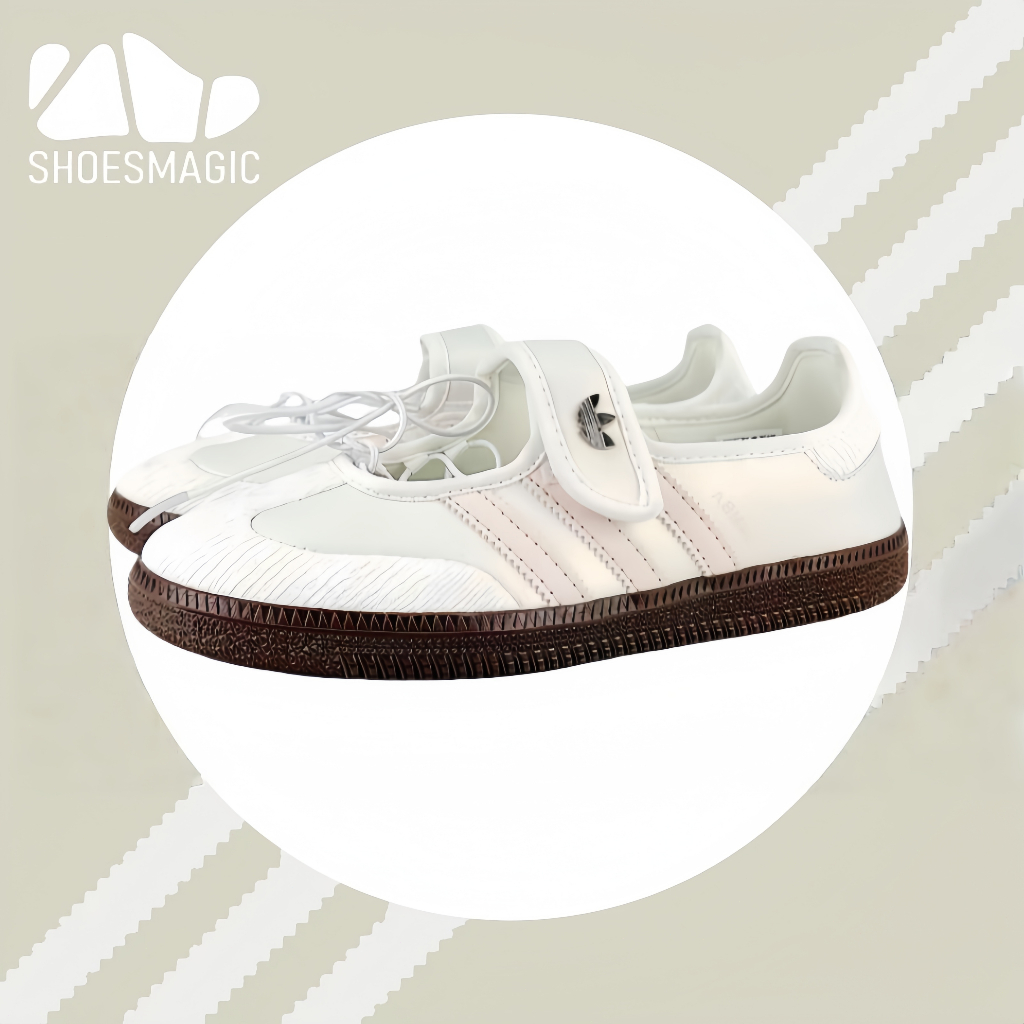 🍒-พร้อมส่ง-แท้ 100%💌 adidas originals Samba Jane JR4482 รองเท้ามีสายรัด รองเท้า
