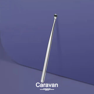 Caravan Crew Earpick ไม้แคะหูสเตนเลสแท้ ที่แคะหู Silver