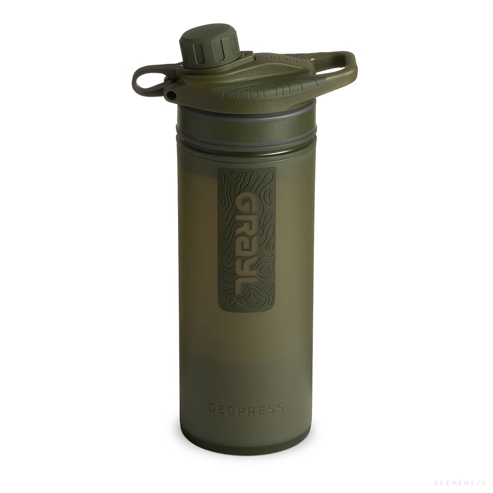 GRAYL 24OZ GEOPRESS PURIFIER BOTTLE - OLIVE DRAB