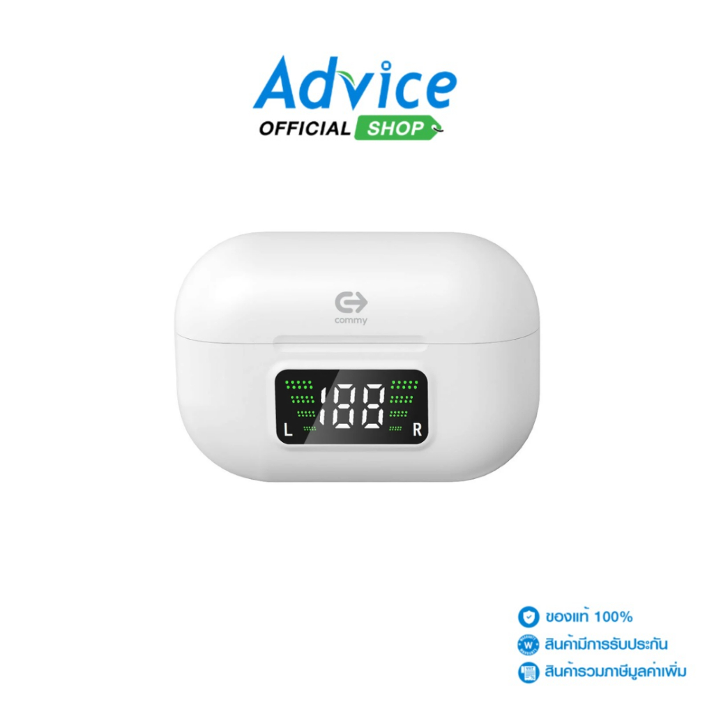 COMMY True Wireless (TWS 002D) White - A0164622