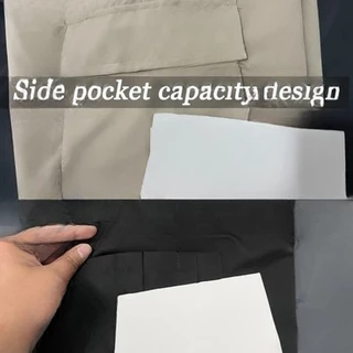 กางเกงสไตล์อเมริกัน ผ้านุ่มละเอียด เอวสูง baggy pants เหมาะสำหรับสตรีทแดนซ์สุดแซ่บกางเกงสบายๆผู้หญิง