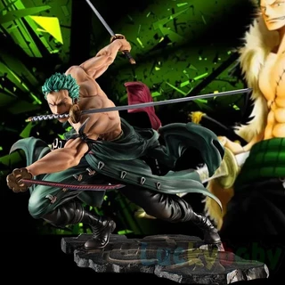ฟิกเกอร์ซอร์โรวันพีซ One Piece รูปสามพันโลก Zoro ตกแต่งรถ กล่องบอด ซอร์โรมีดาบสาม อินเทรนด์เล่นรูปปั้น โมเดลอนิเมะ