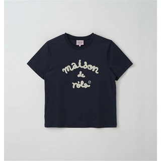 Rolarola Maison De Rola Embroidery T-shirt (White, Pink, Navy, Black, Melange Grey, Charcoal)
