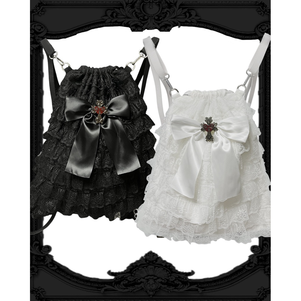 RAY Misa Misa bag ( black , white )