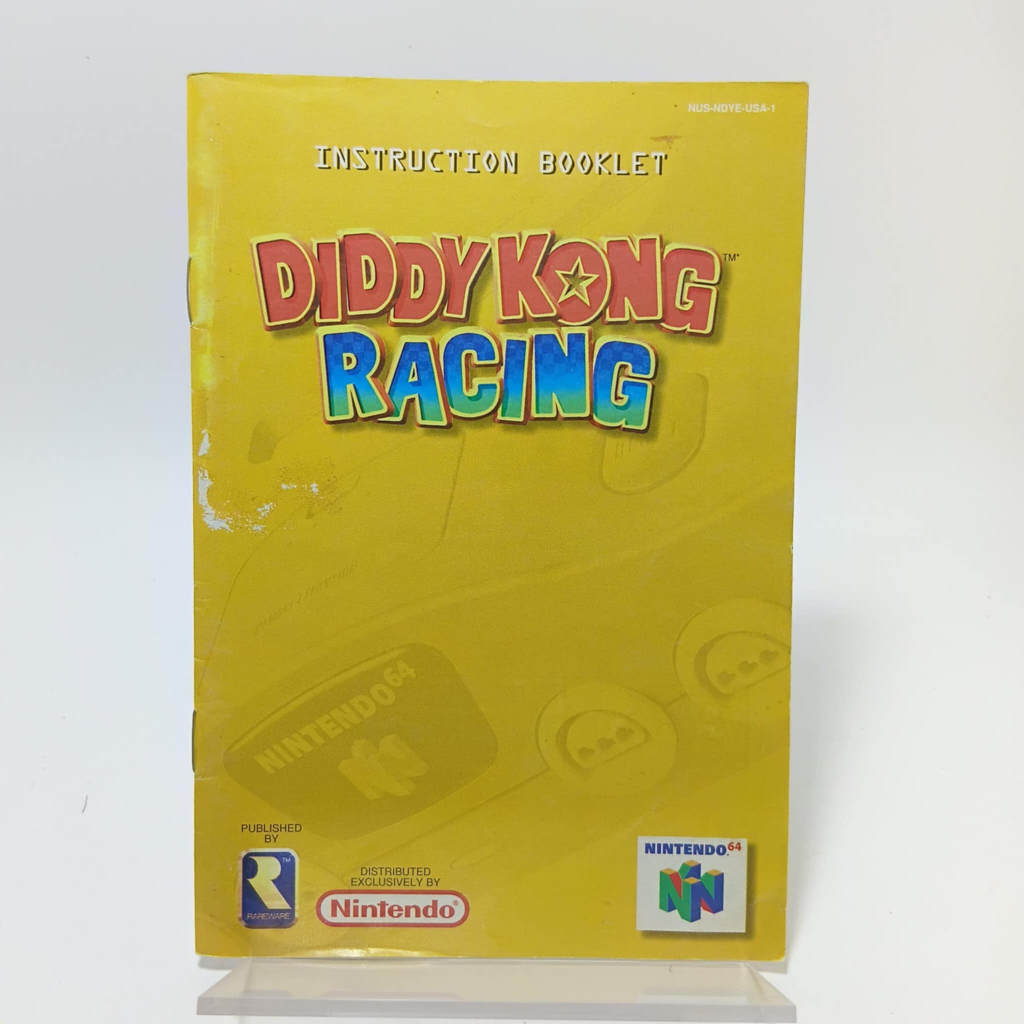 คู่มือเกม Diddy Kong Racing (Nintendo 64 USA) แท้จาก Nintendo – Manual เท่านั้น