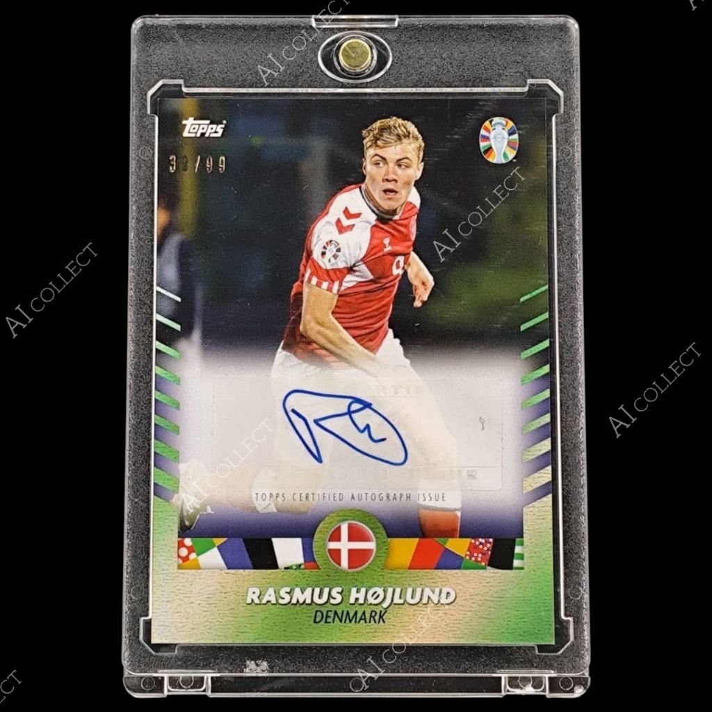 ⚽️ การ์ดนักฟุตบอล R.Hojlund Auto /99