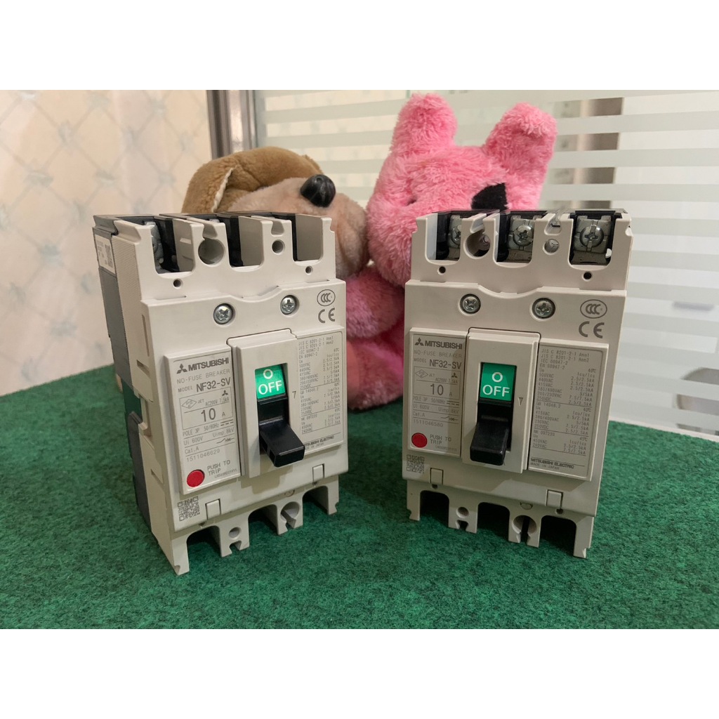 Mitsubishi NF32 SV 3P 10A ของแท้ มือสอง สภาพ 90%