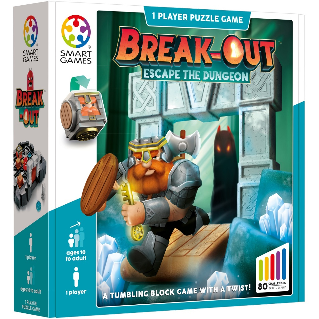 SMART GAMES, Break-Out ของเล่นฝึกสมอง เสริมเชาว์ สำหรับเด็ก 10 ปีขึ้นไป ลิขสิทธิ์แท้ จากเบลเยียม