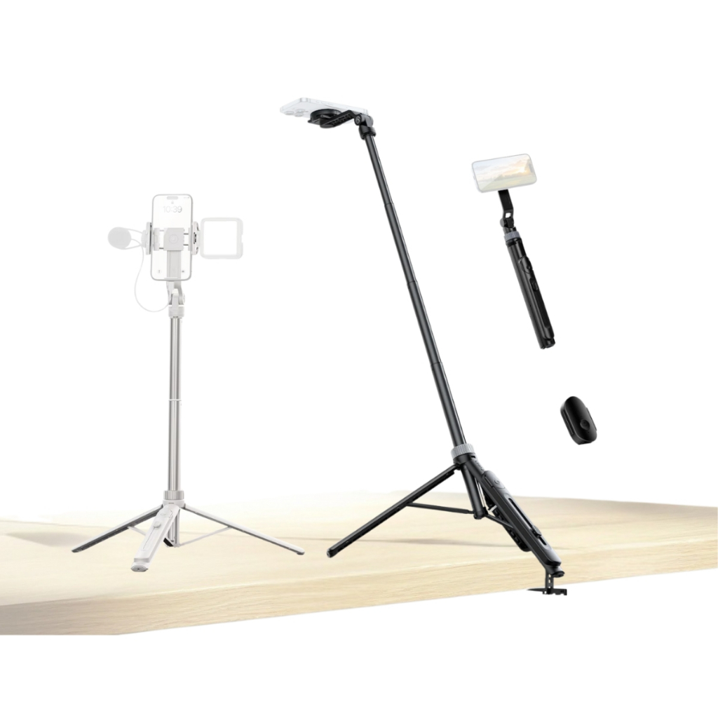 Ulanzi TT88 ไม้เซลฟี่ 4in1 ขาตั้งกล้องมือถือ ถ่ายรีวิว ไลฟ์สด วล็อก ระบบ MagS*fe รีโมทบลูทูธ