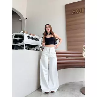 กางเกงยีนส์ ขากระบอกใหญ่ สีเฟด รุ่น Baggy Jeans