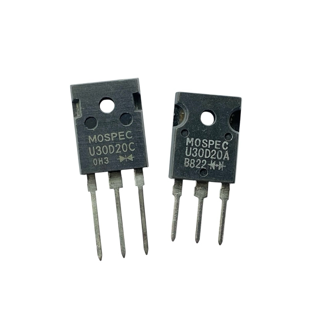 Diode U30D20C U30D20A (ราคาต่อ 1ชิ้น) Fast Diode 30A 200V TO-247 3ขา มีสินค้าพร้อมส่งในไทย