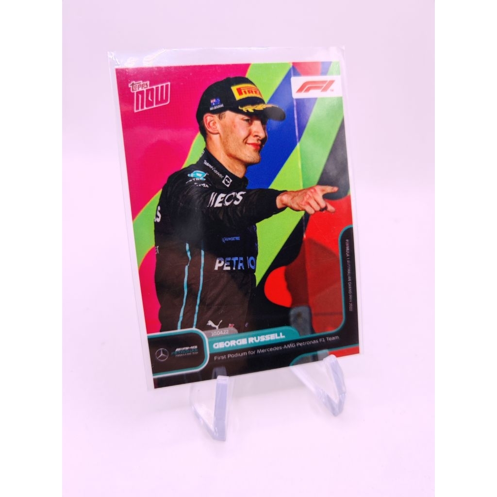 การ์ด f1 topps now george russell