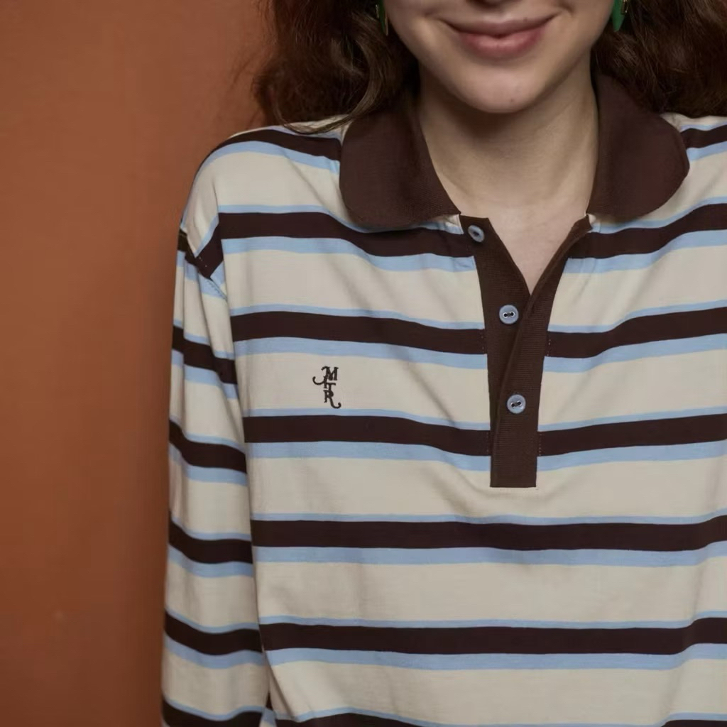 เสื้อลายทางโปโล Mitr