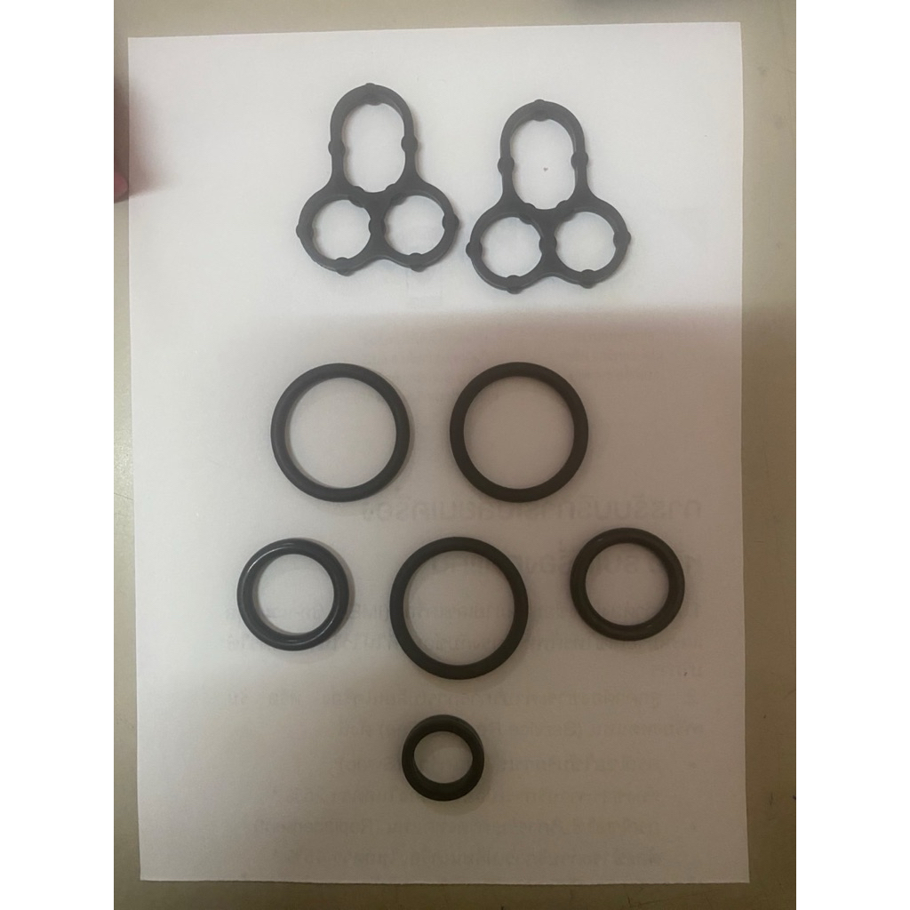 ชุดโอริงฝาหน้าเครื่อง โอริง ฝาหน้าเครื่อง ฝาครอบเพลาราวลิ้น ครบชุด TOYOTA ALTIS ปี 2010-2018 เครื่อง Dual ZR