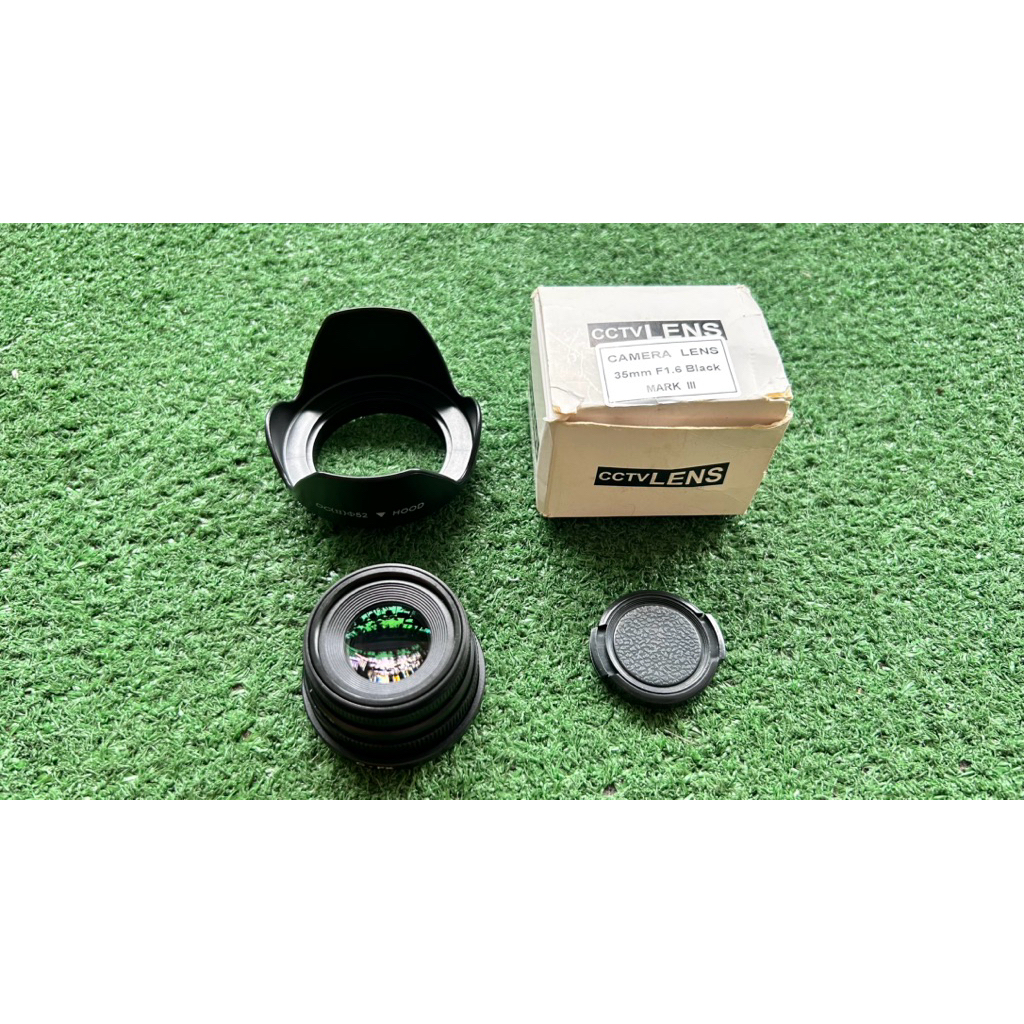 35มม.f1.6 เลนส์สวย สภาพดีมาก แถมฮูด52มม. ส่งฟรี!
