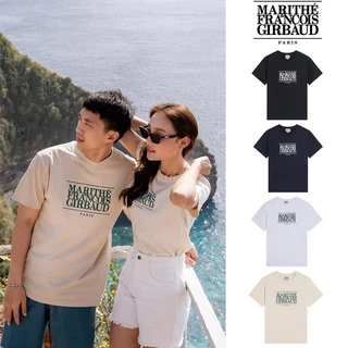 เสื้อยืด MARITHE Francois Girbaud แท้ W Classic Logo Tee T Shirt