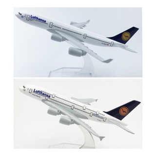 [16cm] โมเดลเครื่องบิน Lufthansa (Aircraft Metal Model) วัสด…