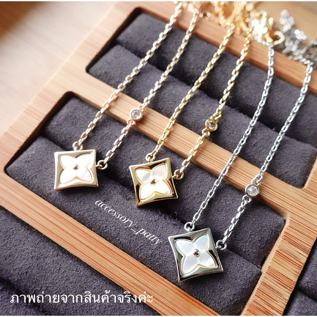 ✨สร้อยคองานดีสุดค่ะ รุ่นL-v31 งานมาครบ3สีค่ะ ดอกสีขาวนูนสวย ใส่สวยติดแกรมแน่นอนค่ะ งานสวยตรงปกค่ะ ✨ ราคา ถูกที่สุด ดีลบีเคเค แกลเลอรีภาพที่ 2