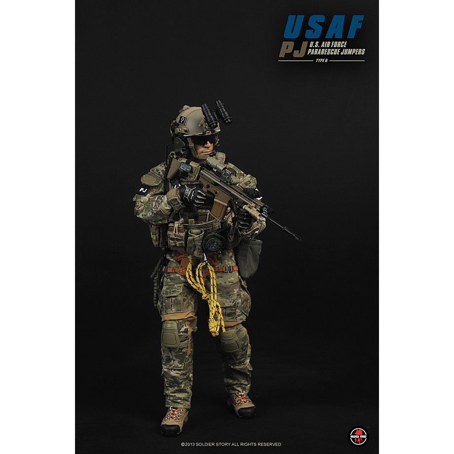 (พร้อมส่ง) โมเดลทหารชุดผ้า ขนาด 1/6 Soldier Story  USAF PJ US Air Force Pararescue Jumpers (Type B)