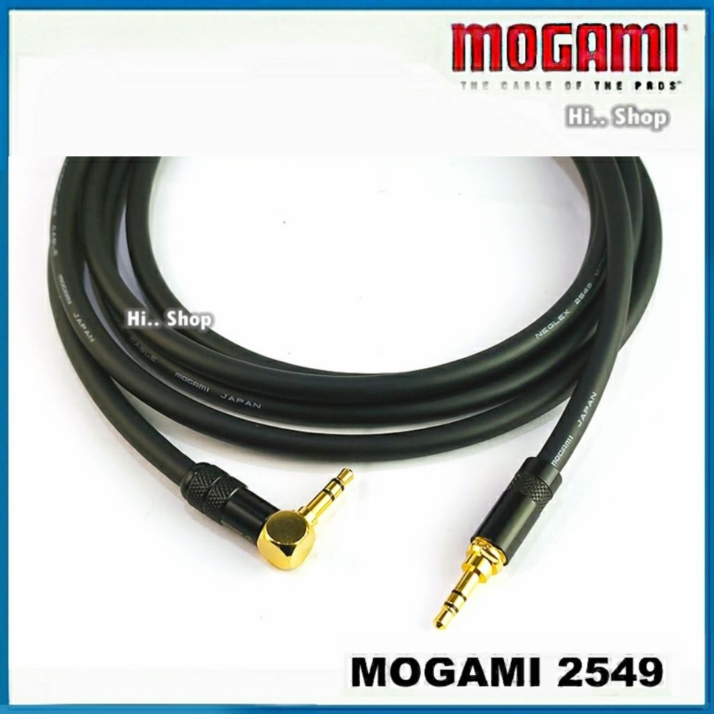 MOGAMI 2549 TRS3.5mm(งอ)-TRS3.5mm หัว Jiasound- Rean