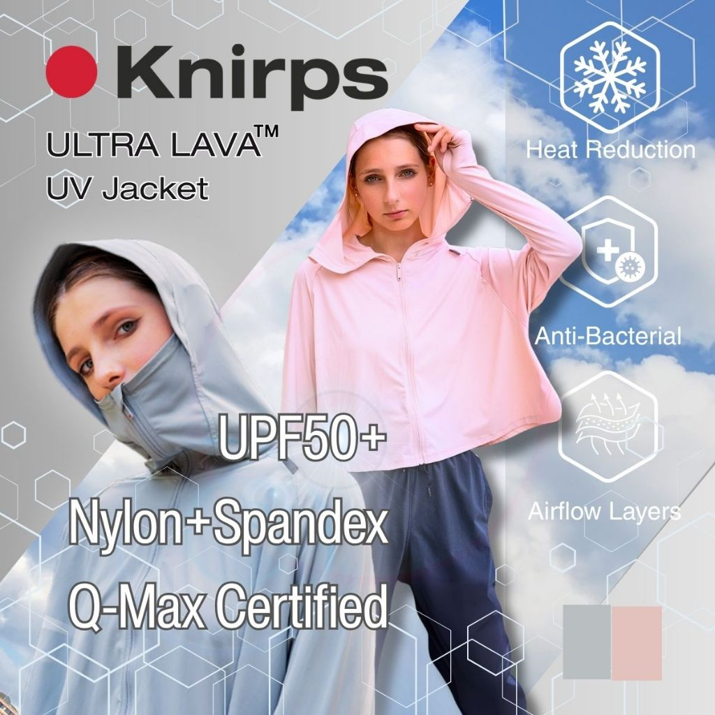 Knirps ULTRA LAVA™  UV Jacket UPF50+ l เสื้อครอปกันยูวี  เย็นสบาย ผิวไม่คล้ำ ลุคไม่ดรอป – โปรปัง