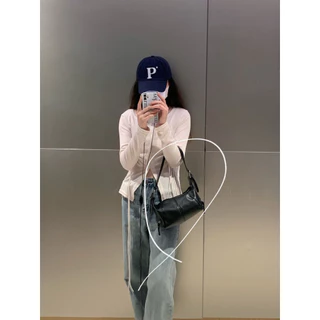 พร้อมส่ง🔥 กระเป๋าสะพายข้างแฟชั่น หนัง PU งานสวยหนังดีเกรดพรีเมี่ยม กระเป๋าสะพายไหล่ผู้หญิง