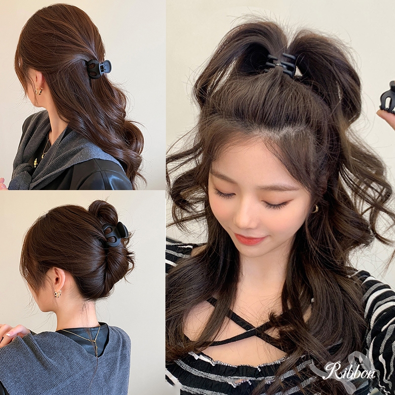 RibbonIsland🖤กิ๊บติดผม กิ๊บหนีบผม กิ๊บยกโคนผม ขนาดเล็ก bangs สไตล์ญี่ปุ่น แฟชั่นสําหรับผู้หญิง พร้อมส่งจากไทย