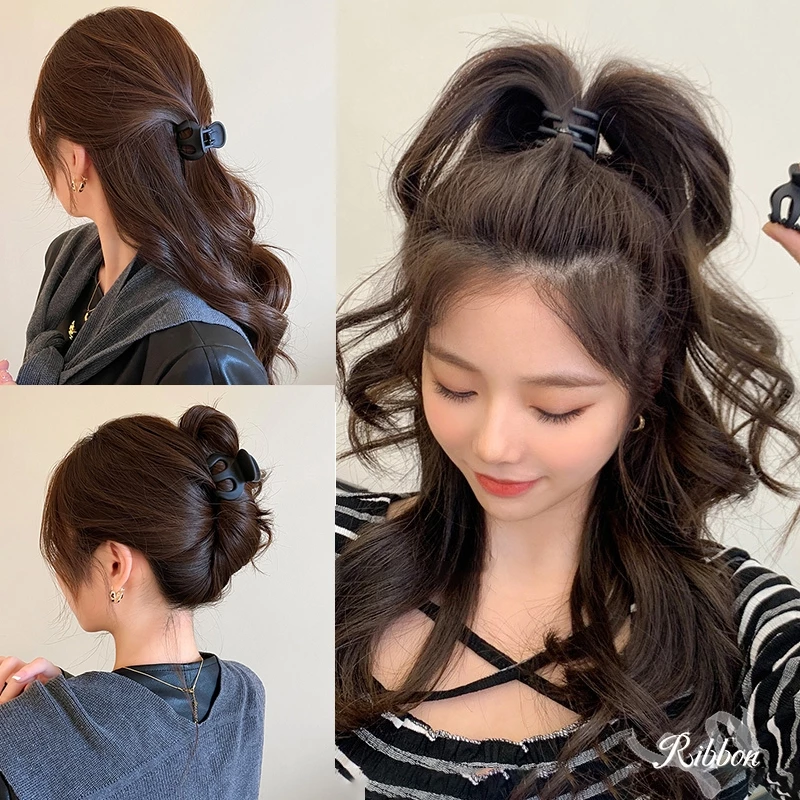 RibbonIsland🖤กิ๊บติดผม กิ๊บหนีบผม กิ๊บยกโคนผม ขนาดเล็ก bangs สไตล์ญี่ปุ่น แฟชั่นสําหรับผู้หญิง พร้อมส่งจากไทย