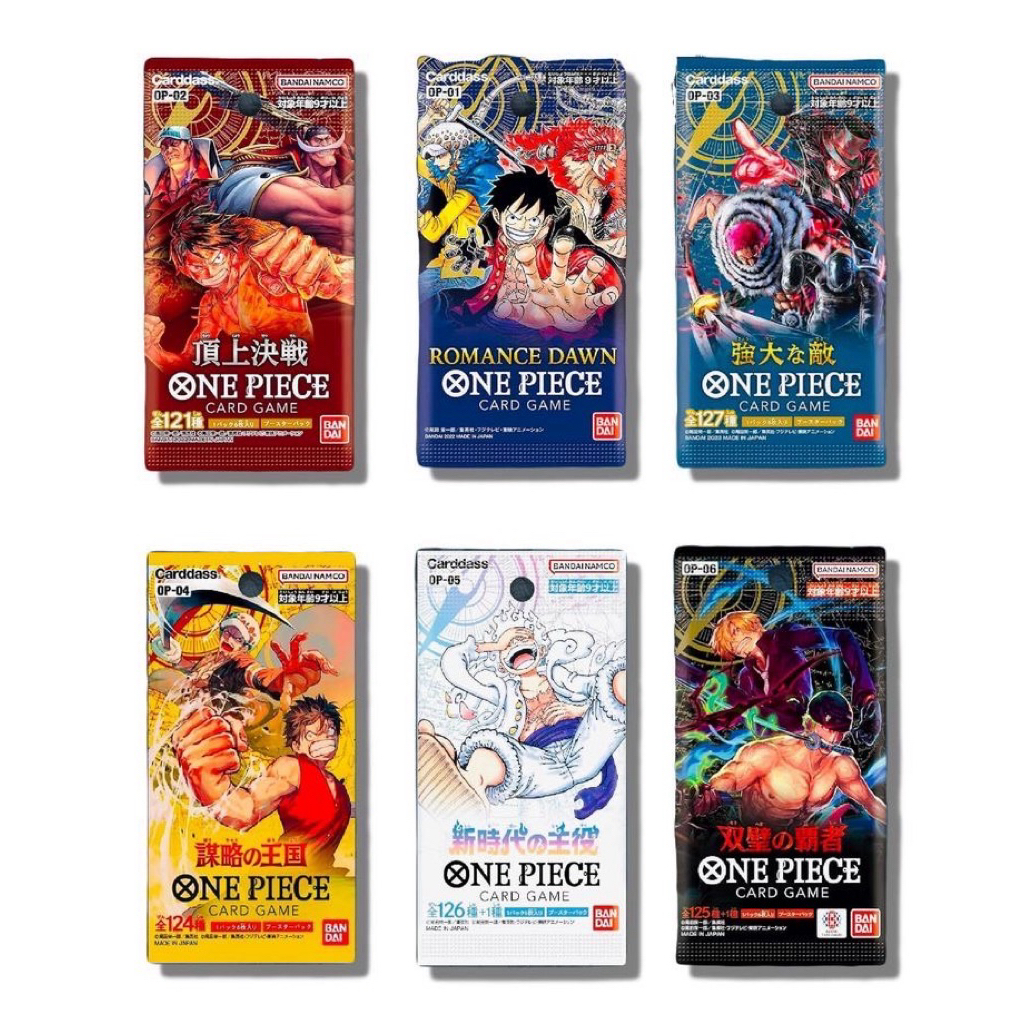 [Onepiece Card Game] การ์ดวันพีช Op-01 ถึง Op-013 ( 1 ซอง ) ของแท้ พร้อมส่ง ver.JPN 🇯🇵