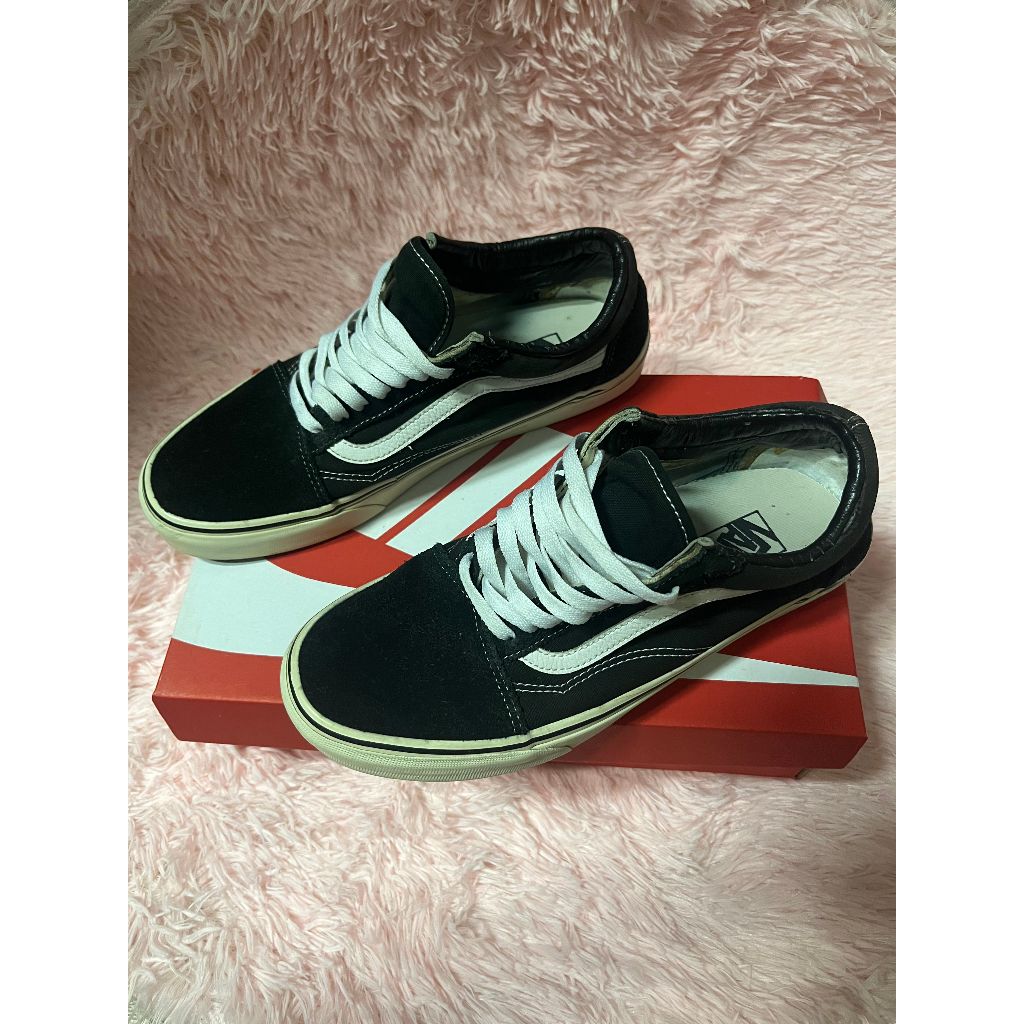 VANS Oldskool Black/White มือ2 ของแท้💯
