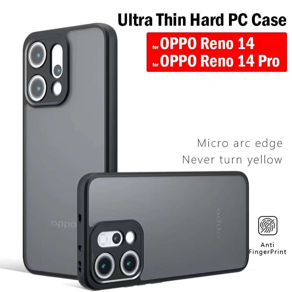 OPPO Reno 14/OPPO Reno 14 Pro/OPPO Reno 14F(ส่งในไทย)เคสขอบนิ่มหลังแข็งขุ่นแบบคลุมกล้องOPPO Reno 14 