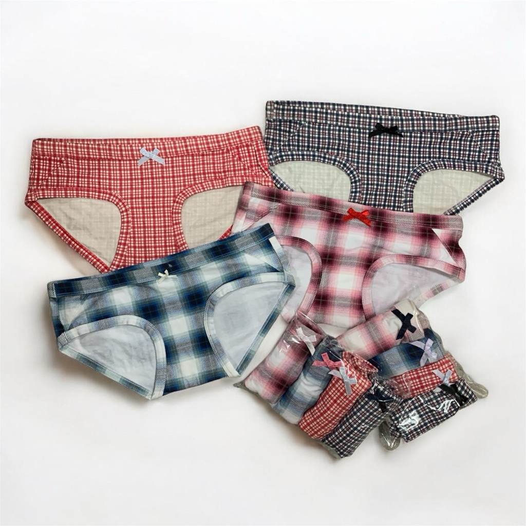 American Eagle (aerie) ( BK02 ) กางเกงชั้นใน ผู้หญิง ไซส์เล็ก XS-S เซลของแท้ เซ็ตจับคู่ 4 ตัว //1แพ็คมี4ตัว//