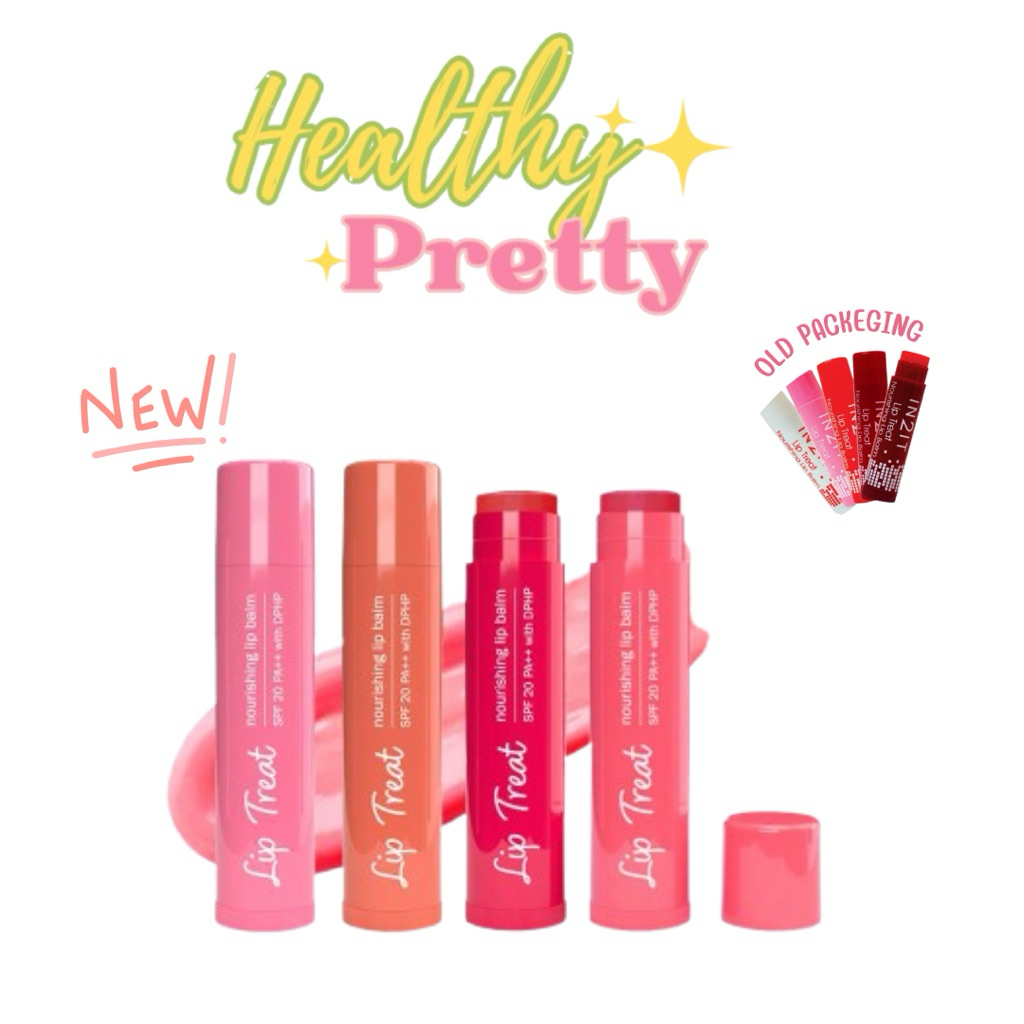 (แพคเกจใหม่) IN2IT LIP TREAT NOURISHING LIP BALM SPF20, PA++ ลิปมัน อินทูอิท