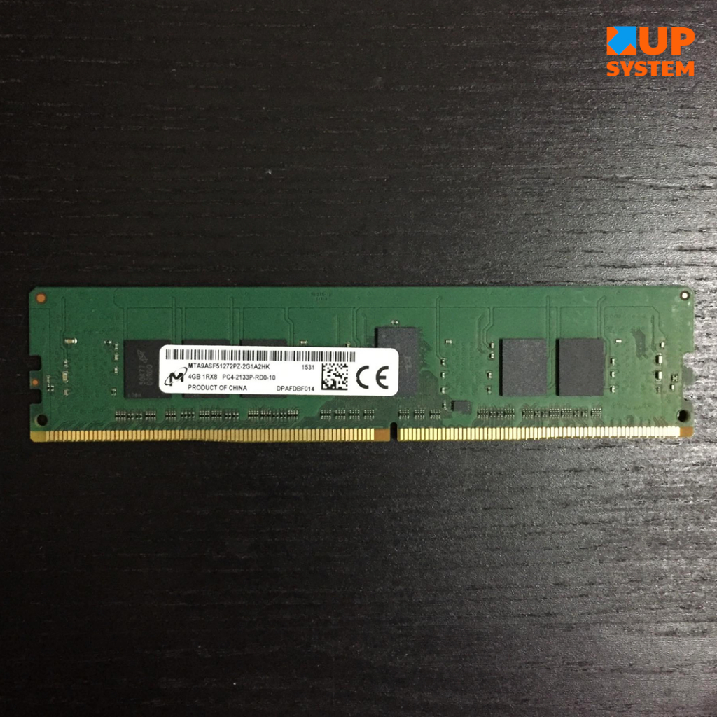 RAM 4GB / DDR4 / Micron / 1Rx8 PC4-2133P-RD0-10 (แรมมือสอง)