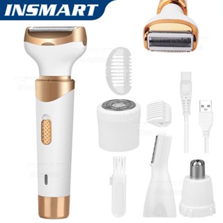 INSMART เครื่องกําจัดขนไฟฟ้า 4in1 เครื่องโกนหนวดไฟฟ้าเครื่อง…