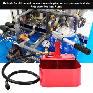 เครื่องตรวจสอบแรงดันท่อ 1000PSI 7MPa คู่มือการทดสอบไฮดรอลิกปั๊มท่อวาล์วเครื่องทดสอบแรงดันน้ำเครื่องมือมือ