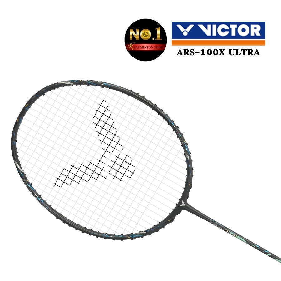 VICTOR ไม้แบดมินตัน รุ่น VICTOR ARS-100X ULTRA G แถม ซองหนัง แท้ 💯 By. No.1 Badminton Shop (โปรดอ่าน