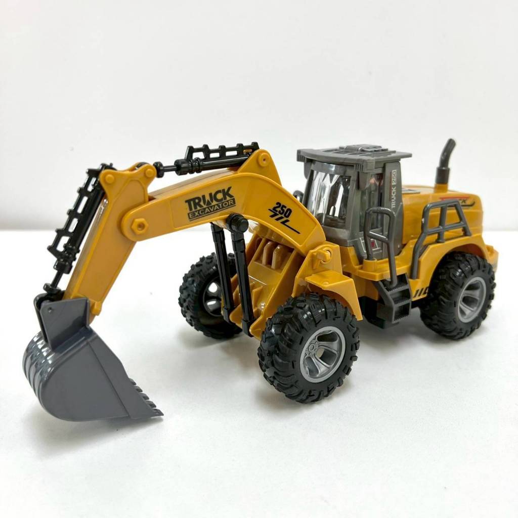 รถตักก่อสร้างบังคับ LA588-1 1:30 Excavator RC Construction Vehicle