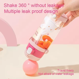 [ส่งด่วน🇹🇭ส่งไว]Diller ขวดน้ำเด็ก 450 ml ขวดน้ำเด็กไปโรงเรียน พร้อมหลอดดูด ยกดื่ม และมีสายสะพาย Tritan BPA FREE