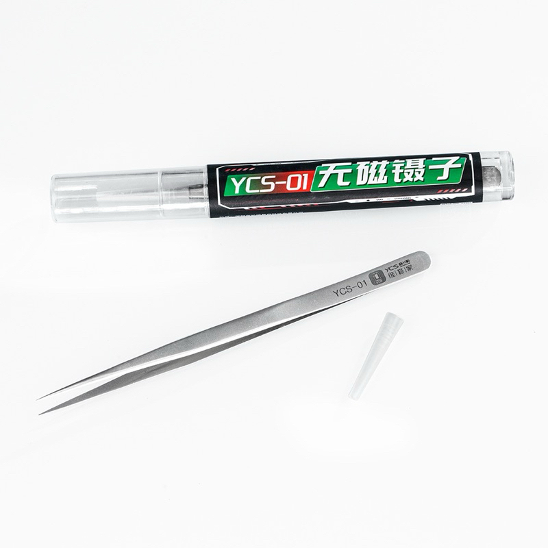 แหนบ ycs-01 ป้องกันไฟฟ้าสถิตย์สแตนเลสที่มีความแม่นยำสูง ทนความร้อนสูงและแข็งแรง