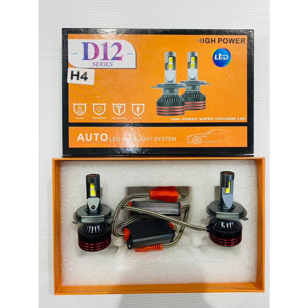 ไฟหน้ารถยนต์ ไฟหน้าLED 6000K 90000LM 90w ขั่ว H4-H7-H8-H11-9006HB4
