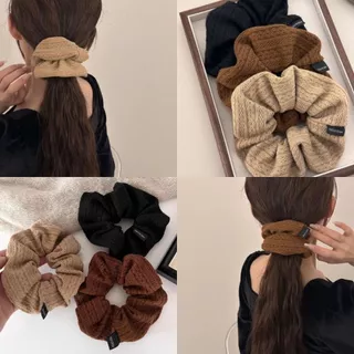 🔥พร้อมส่ง🔥 ยางมัดผมจัมโบ้ JUMBO ยางรัดผมขนนุ่ม ยางรัดผมเสริมฟองน้ำ