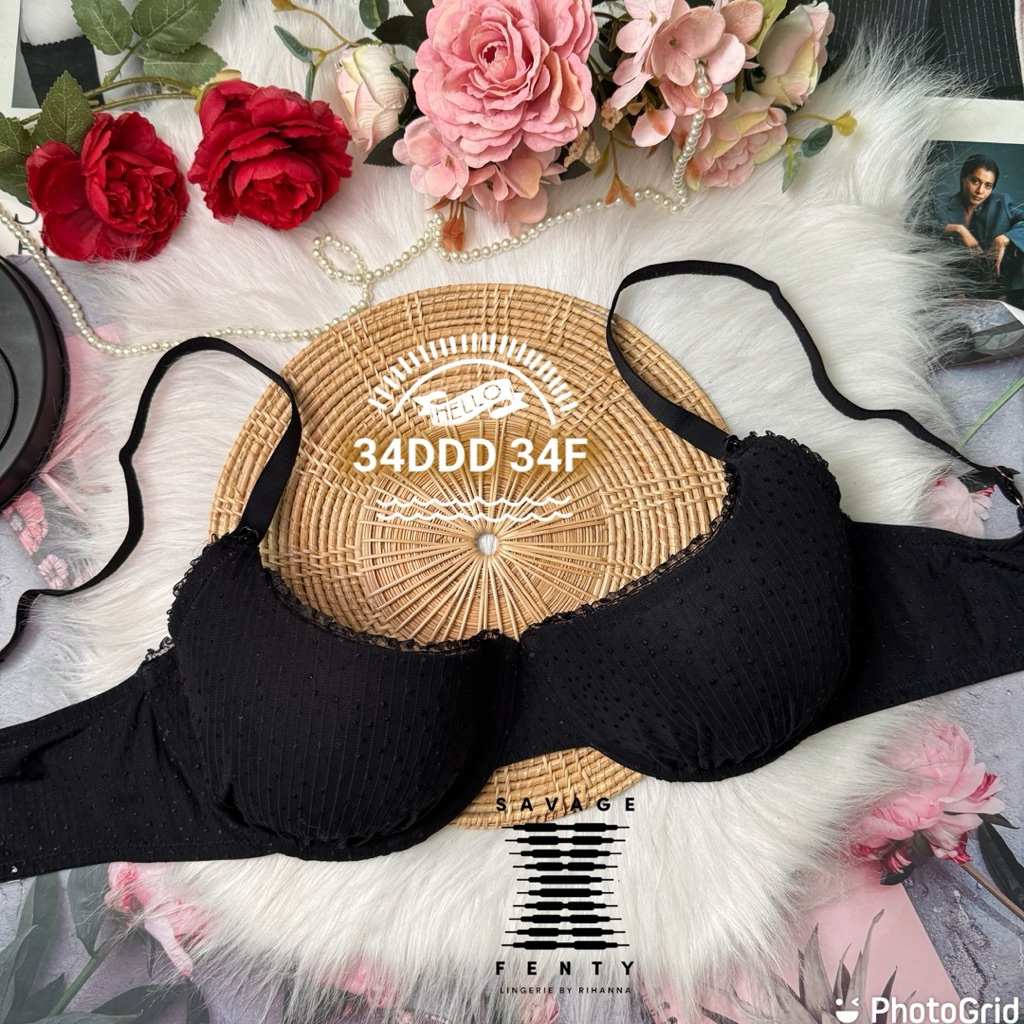 Savage X Fenty 34DDD 34F ใหม่มาก ฟองบาง