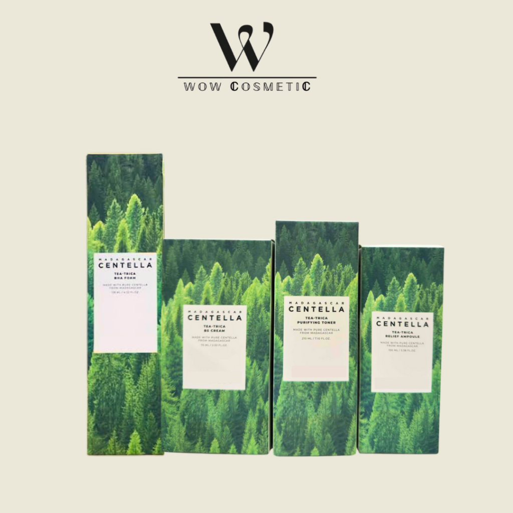 Skin1004 Madagascar Centella Tea-Trica Relief Ampoule 100ml / Purifying Toner 210ml / b5 cream ครีม 75ml