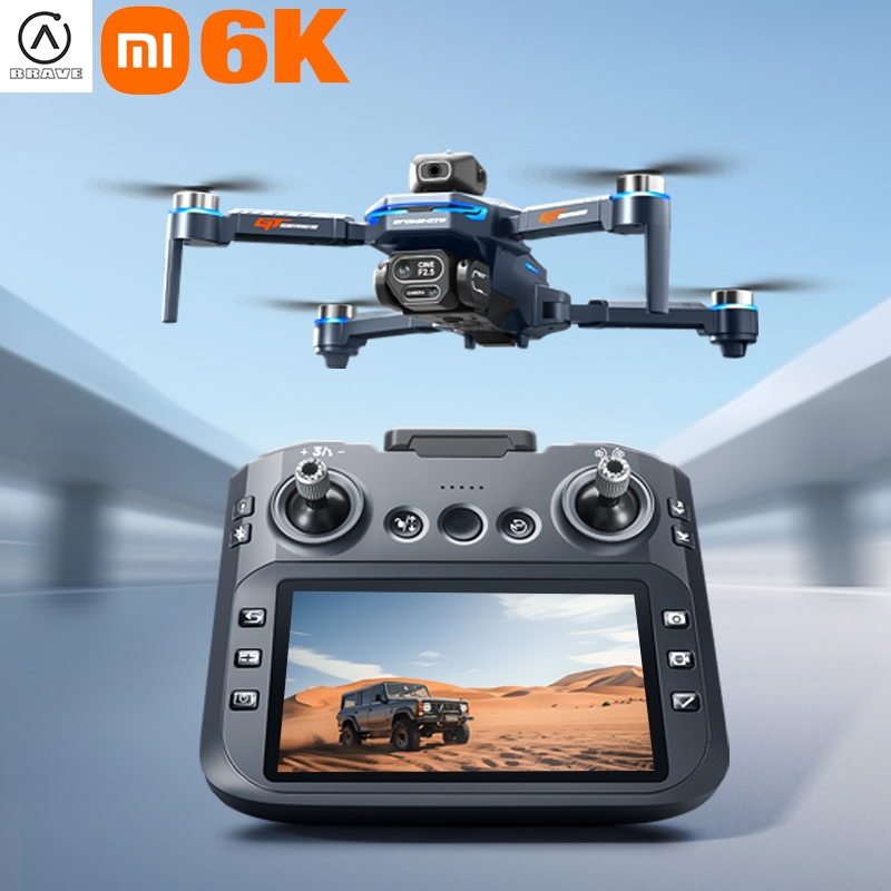 R204 Drone 4KM โดรน/Mini RC Drone/6K กล้องคู่,มอเตอร์ไร้แปรงถ่าน