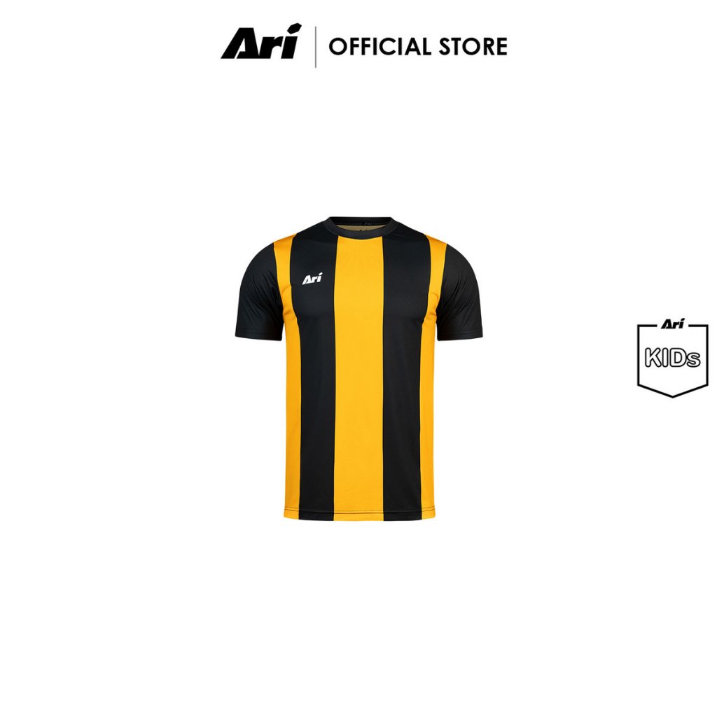 ARI KIDS ADEPT STRIPES TEAM JERSEY - YELLOW/BLACK (AAP2924-20) เสื้อฟุตบอล เด็ก อาริ ADEPT STRIPES สีเหลืองดำ