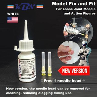 Fix and Fit ฟิกแอนด์ฟิต สีขาวใส ใช้แก้ข้อต่อหลวม งานโมเดลและ…