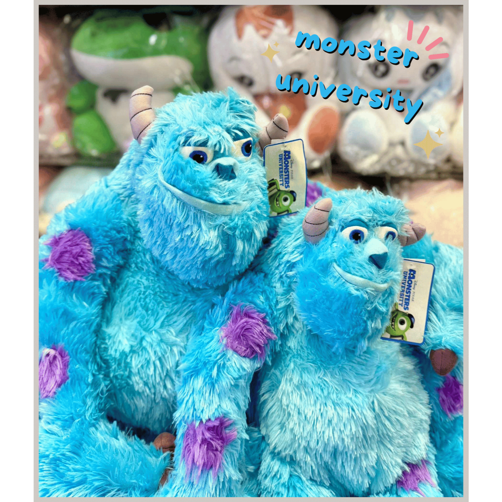ตุ๊กตาซัลลี่ขนนุ่ม monster university/Monsters Inc.ขนาด18นิ้ว''22นิ้ว''ลิขสิทธิ์แท้100%