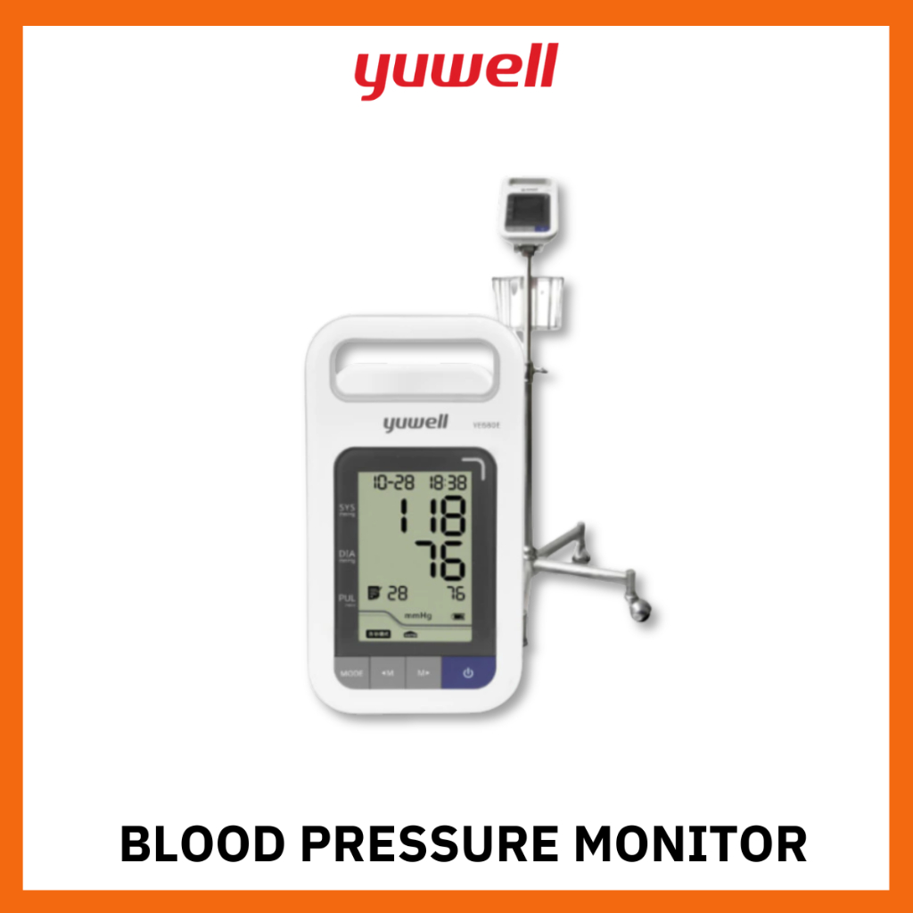 Yuwell Thailand Blood Pressure Monitor เครื่องวัดความดันโลหิต Yuwell รุ่น YE680E [1 YearWarranty]