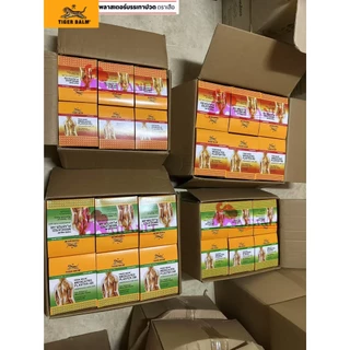 ยกกล่อง 24ซอง พลาสเตอร์บรรเทาปวด แผ่นแปะตราเสือ Tiger Med Plaster-HD Warm & Hr Cool ขนาดเล็กและใหญ่ สินค้ามีพร้อมส่ง